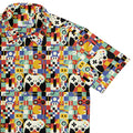Vintage Gamer Art Button Up Shirt 1