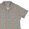 Wildfang Flora Pink Curvy Button Up Shirt Geek Nerd animal patterns botany print Design by Julie Kitzes