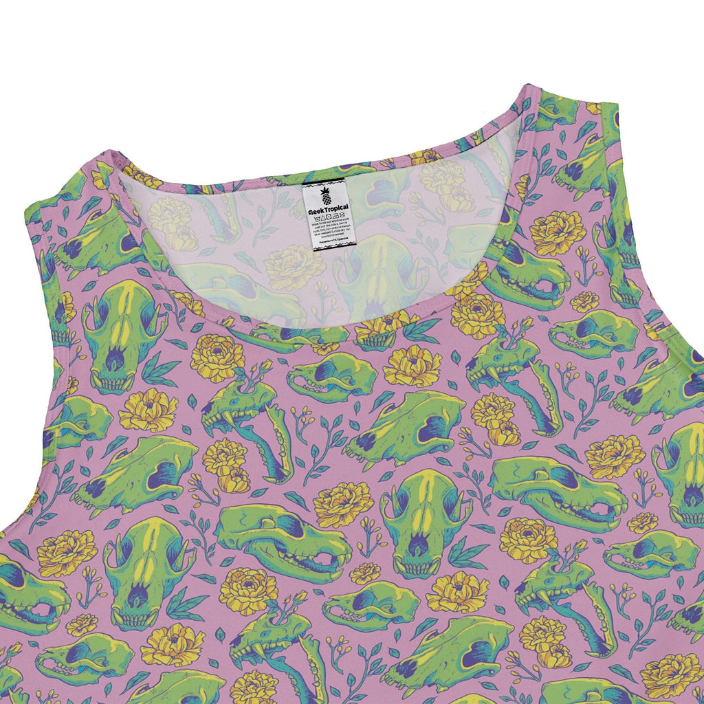 Wildfang Flora Pink Dress Geek Nerd animal patterns botany print Design by Julie Kitzes