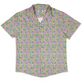 Wildfang Flora Pink Button Up Shirt Geek Nerd adult sizing animal patterns botany print