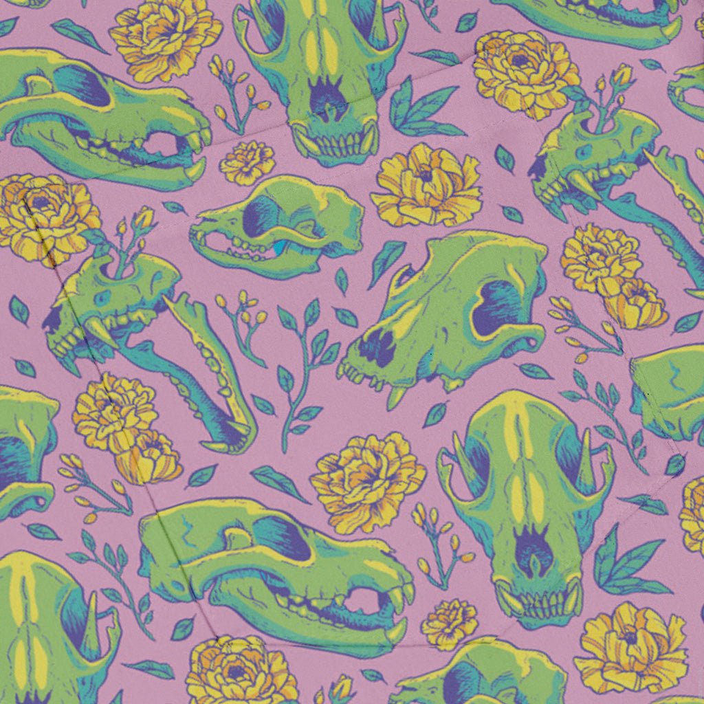 Wildfang Flora Pink Long Sleeve Button Up Shirt Geek Nerd adult sizing animal patterns botany print