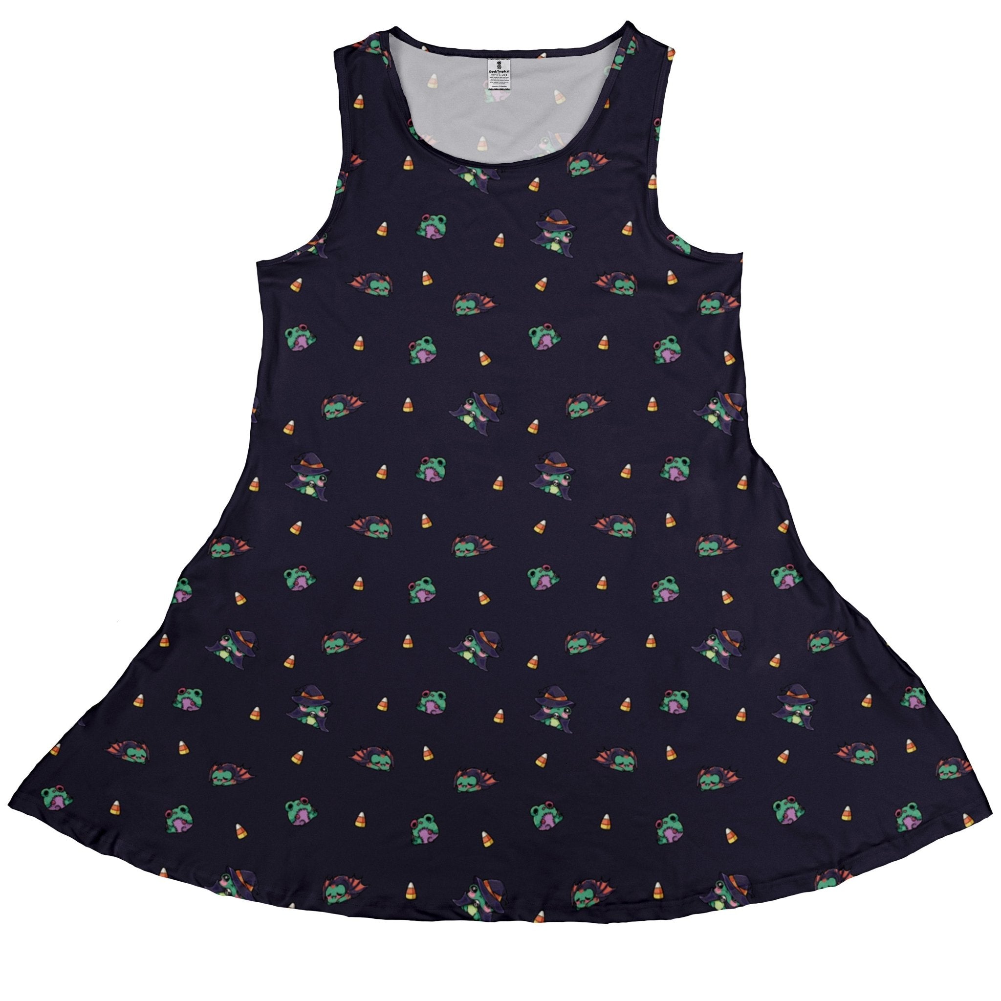 Zombie Frogs Dress Geek Nerd Design by Ardi Tong halloween lx - C