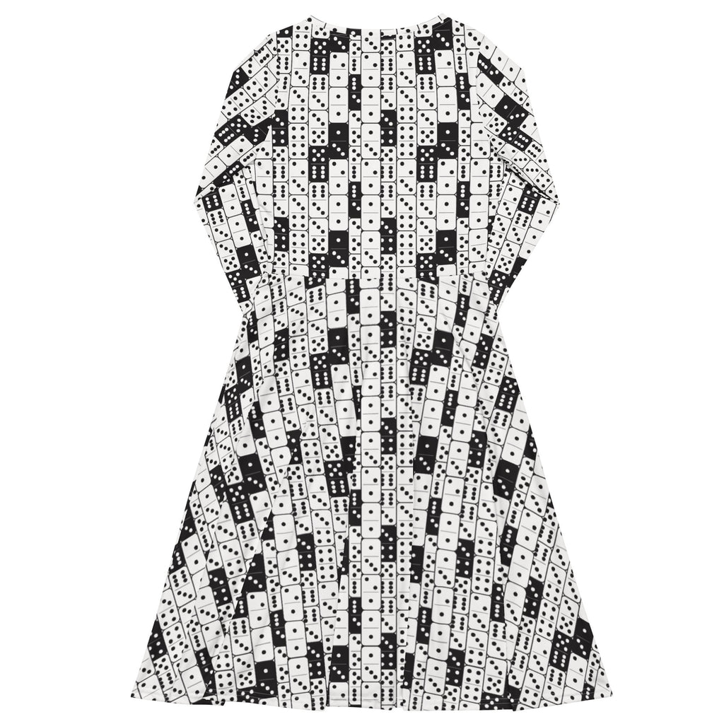 Dominos Long Sleeve Midi Dress 8