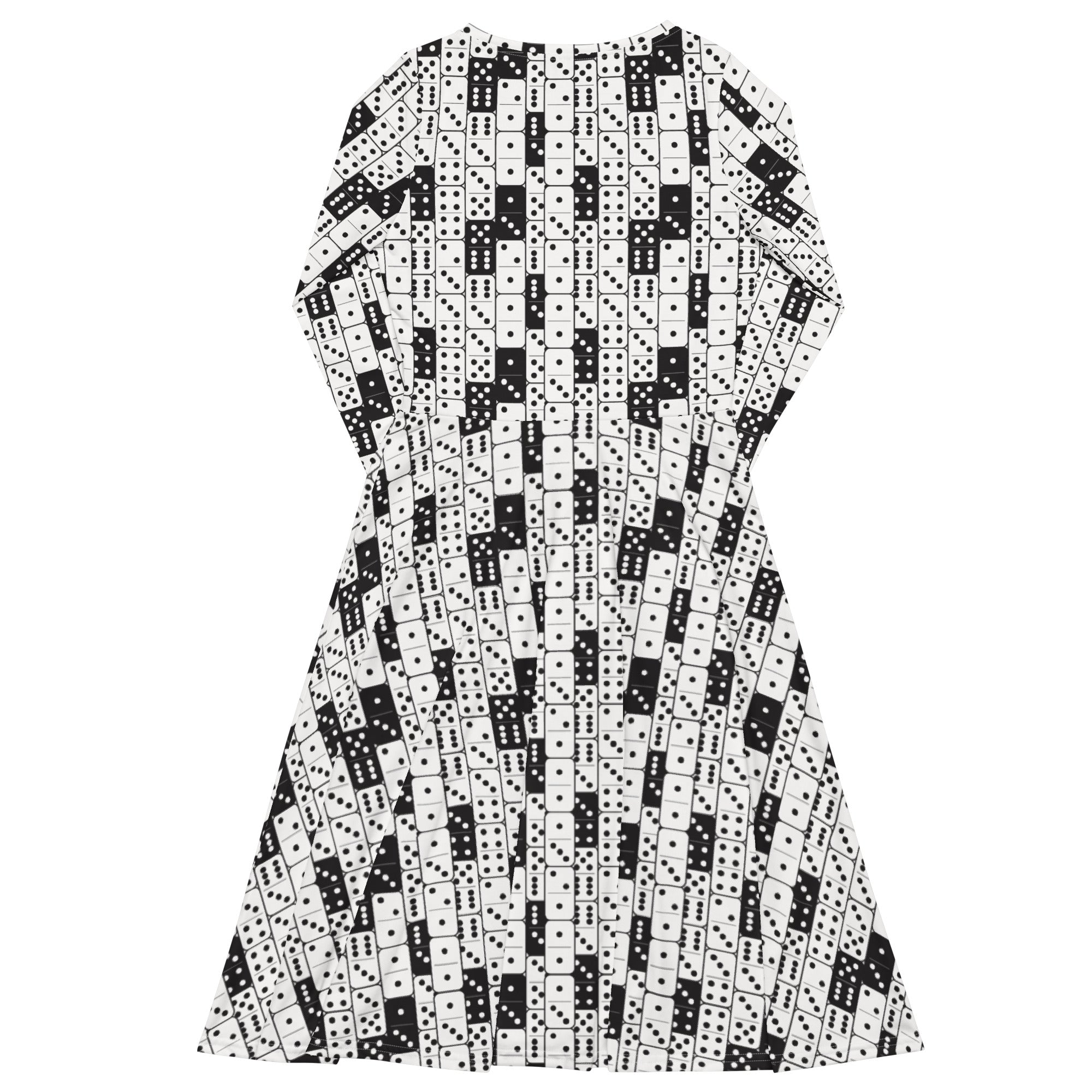 Dominos Long Sleeve Midi Dress 8