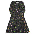 Nerdy Sootsprites Anime Long Sleeve Midi Dress