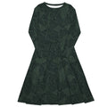 Nerdy Tropical Dnd Dice Long Sleeve Midi Dress