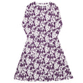Nerdy Dnd Purple Dragons Long Sleeve Midi Dress