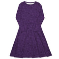 Nerdy Dnd Warlock Class Long Sleeve Midi Dress