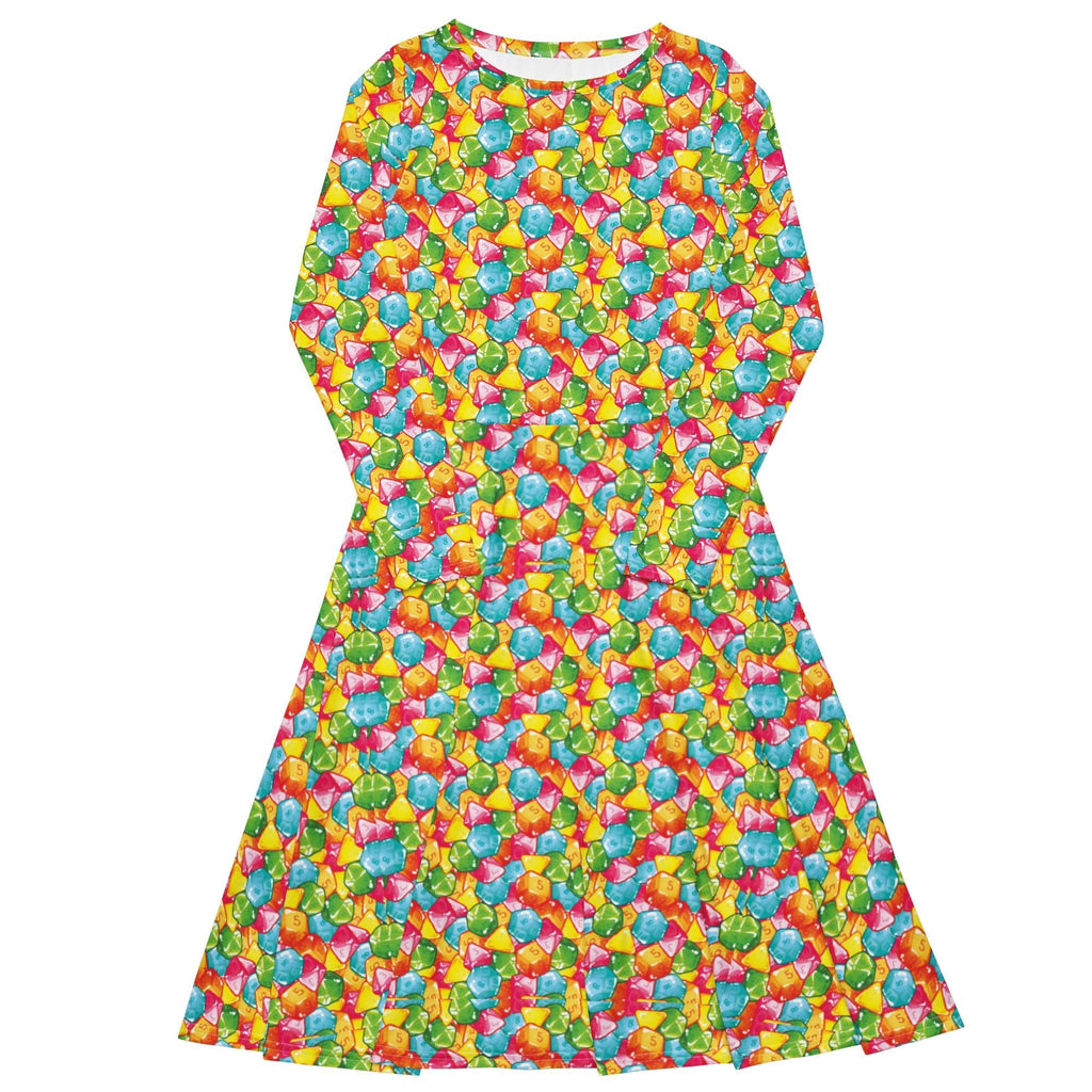 DND Gummies Long Sleeve Midi Dress 1