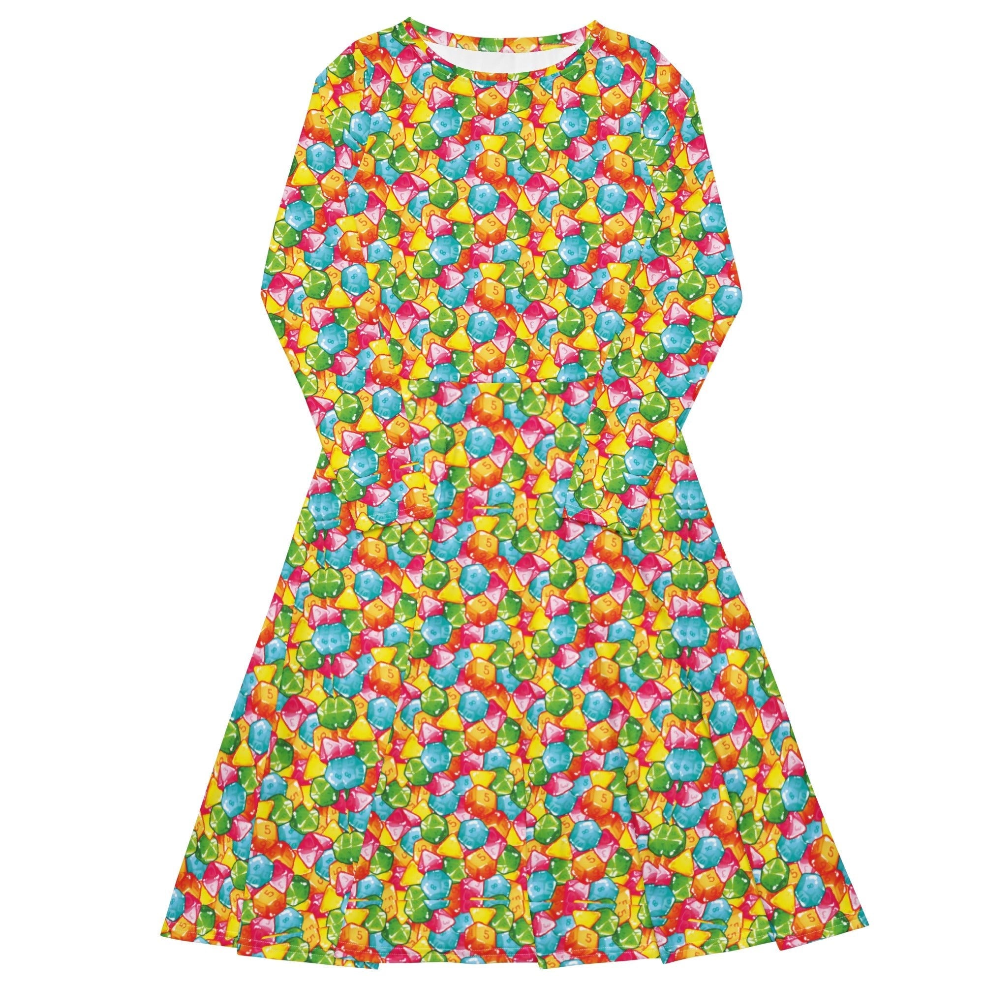 DND Gummies Long Sleeve Midi Dress 1