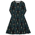 Episodic Serpent Moon Long Sleeve Midi Dress 1