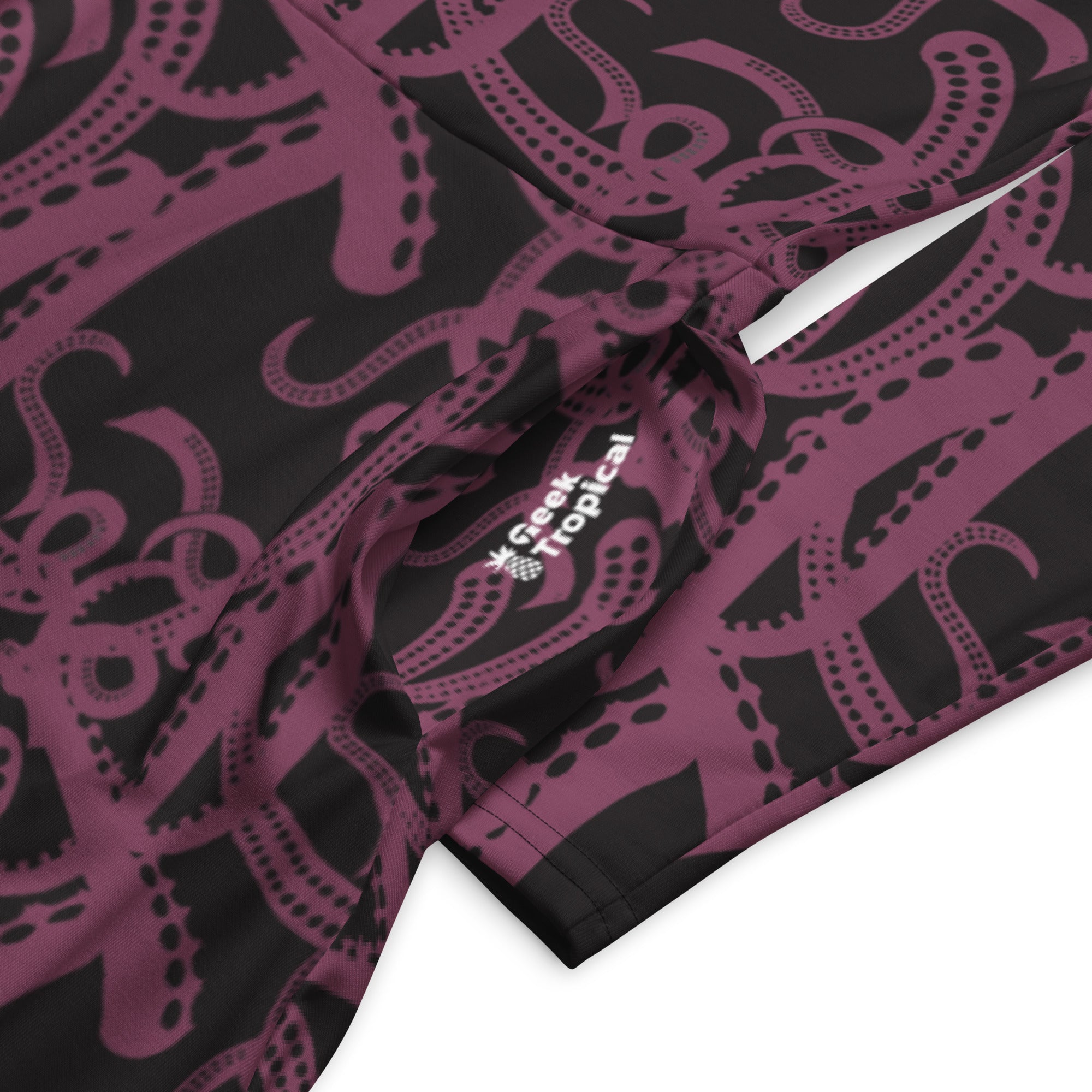 Nerdy Tentacles of Cthulhu Long Sleeve Midi Dress