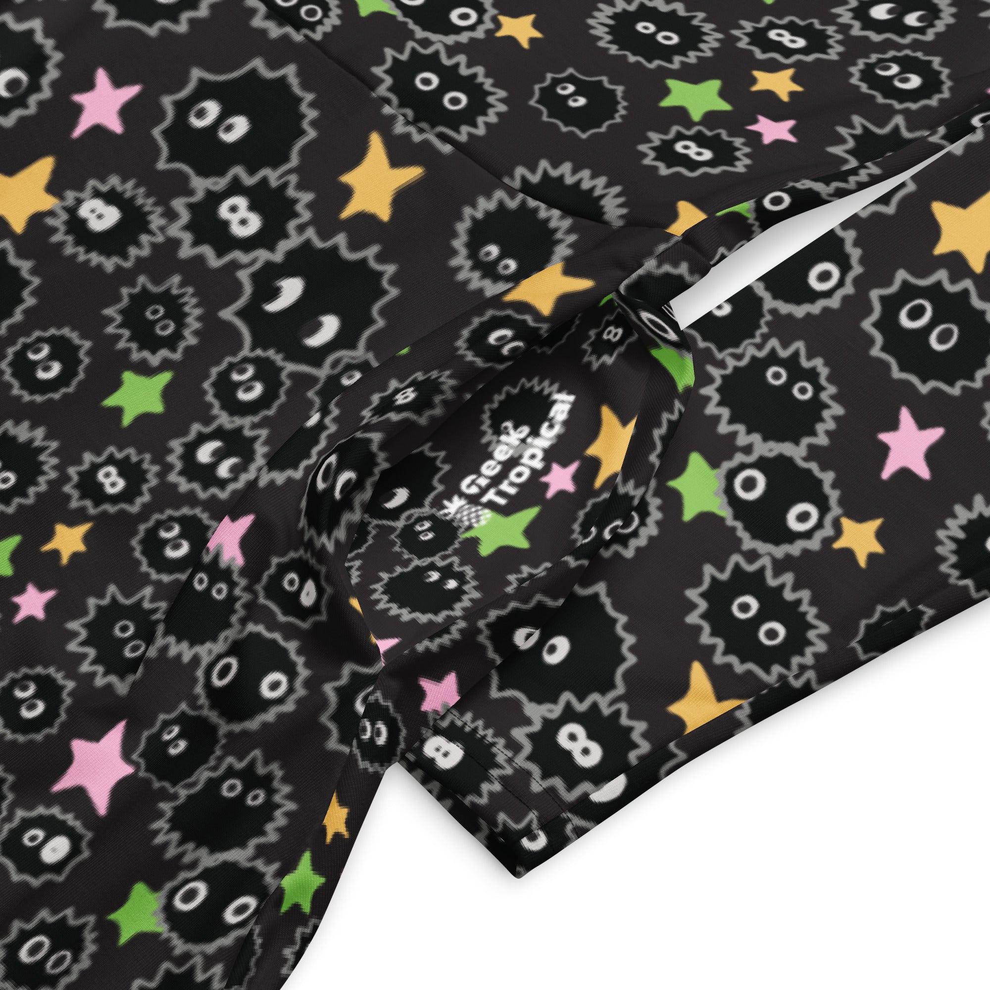 Nerdy Sootsprites Anime Long Sleeve Midi Dress