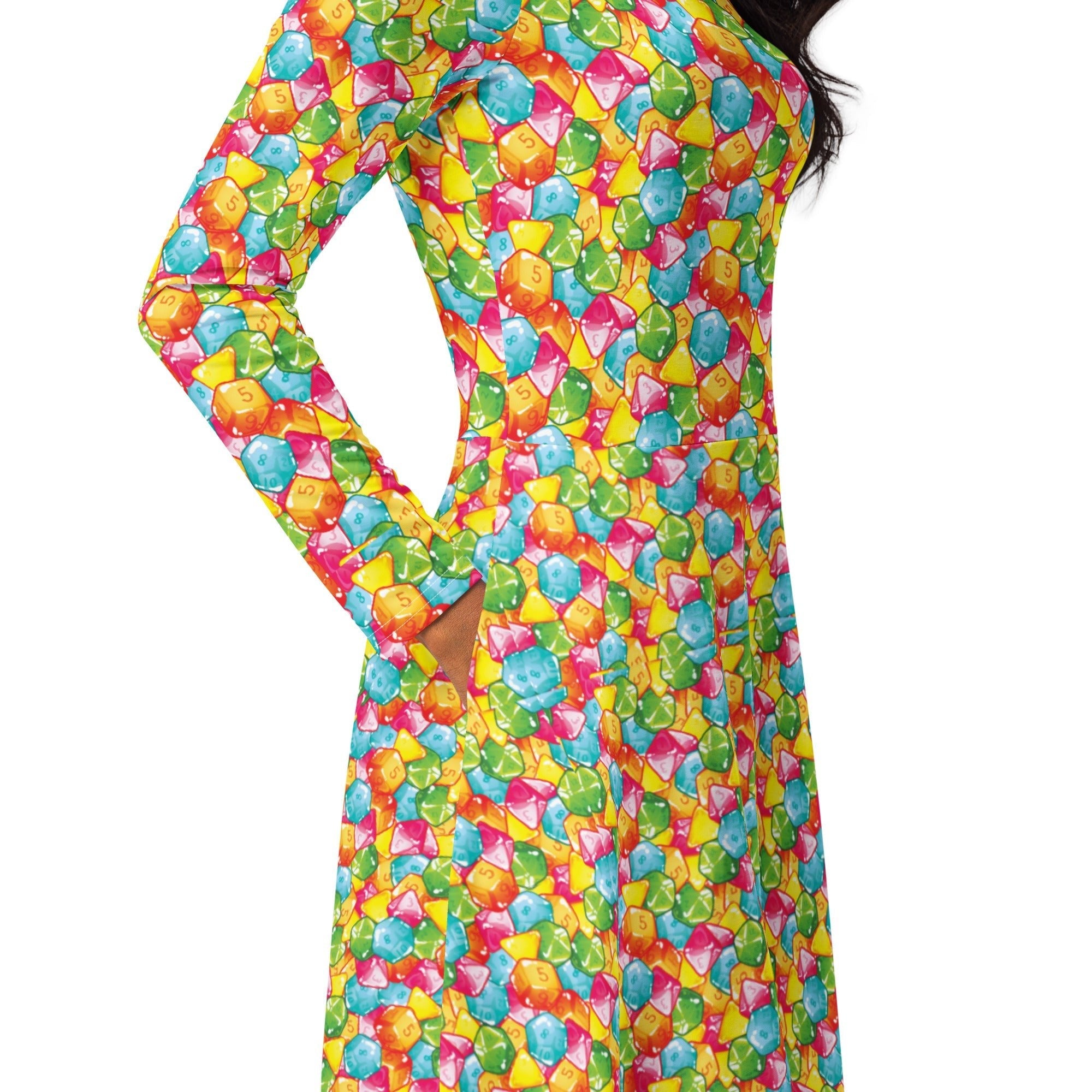 DND Gummies Long Sleeve Midi Dress 5