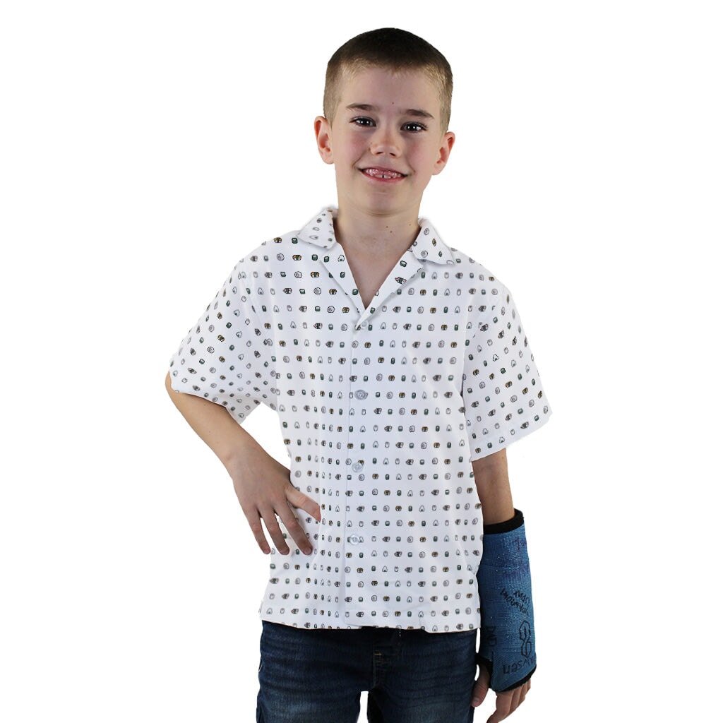 Anime Sushi Rolls Light Youth Hawaiian Shirt - YXS - -