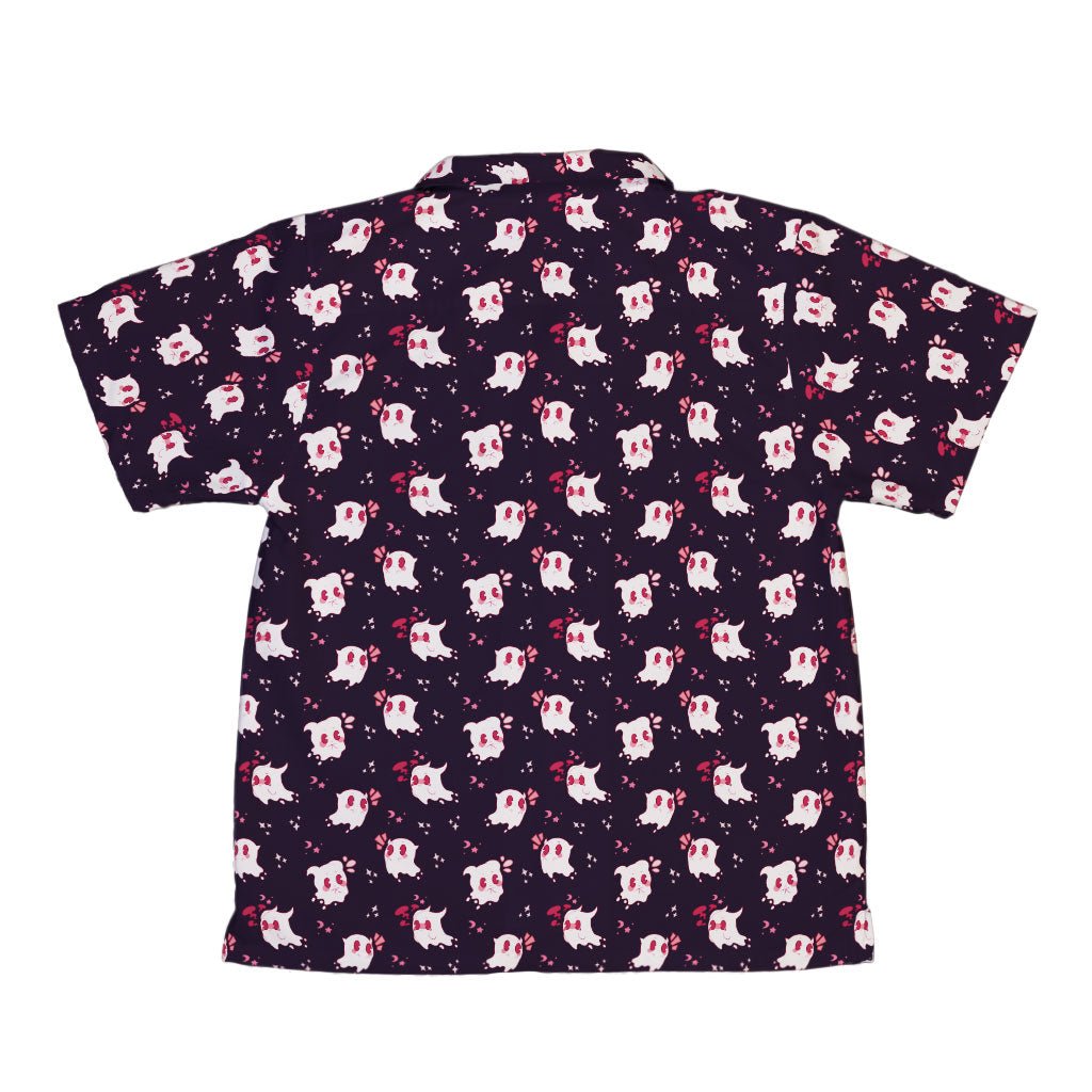 Anxious Ghosts Red Youth Hawaiian Shirt - YXS - -