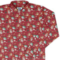 cinnamon anime bunnies Long Sleeve Button Up Shirt Geek Nerd adult sizing Anime Christmas Print