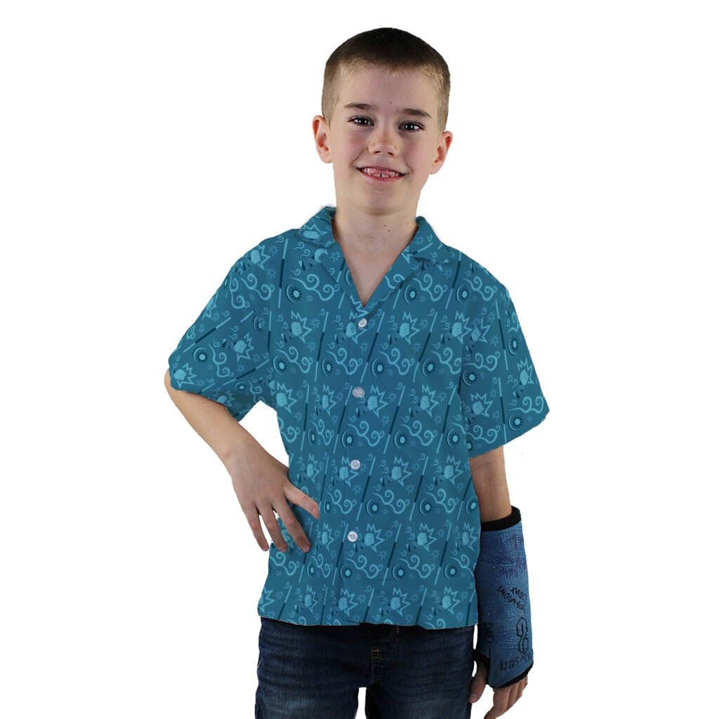 Dnd Monk Class Youth Hawaiian Shirt - YXS - -