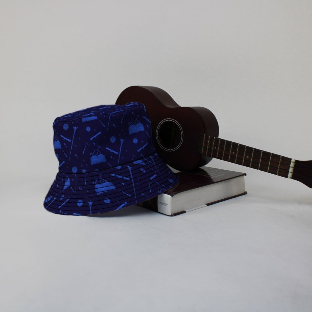 Dnd Wizard Class Bucket Hat - M - Black Stitching - -