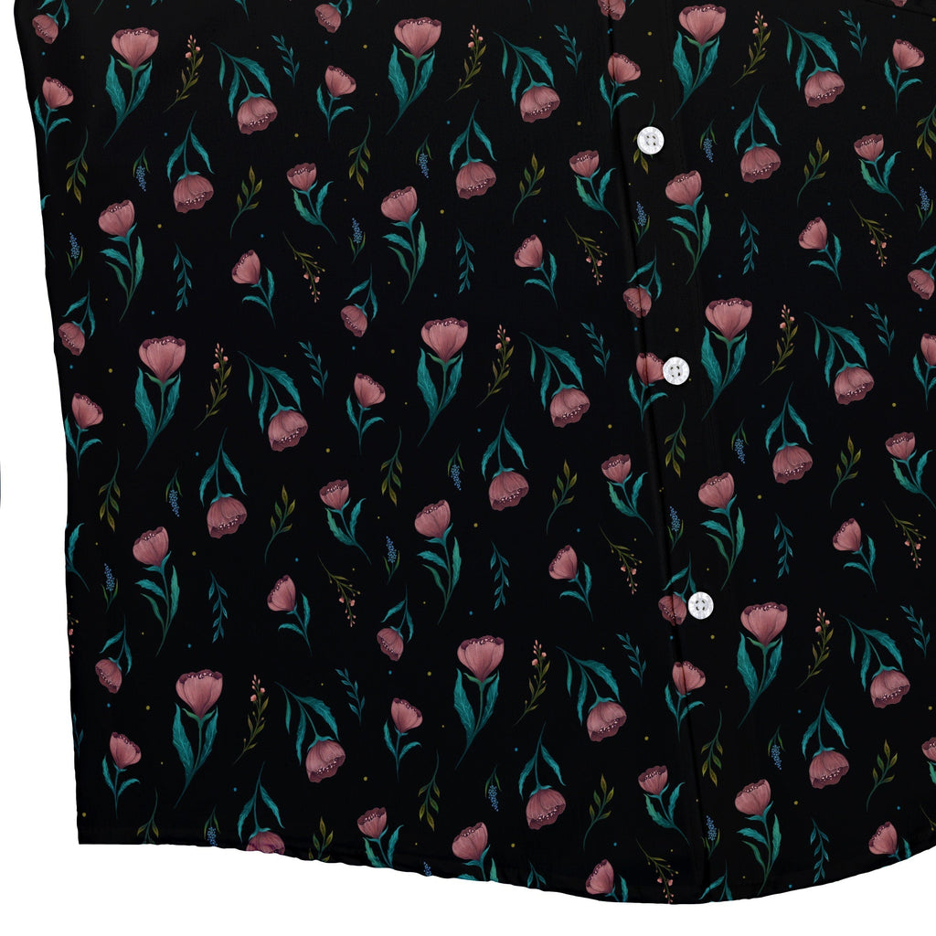 Episodic Blooms Button Up Shirt - XS - Hawaiian Shirt - No Pocket -