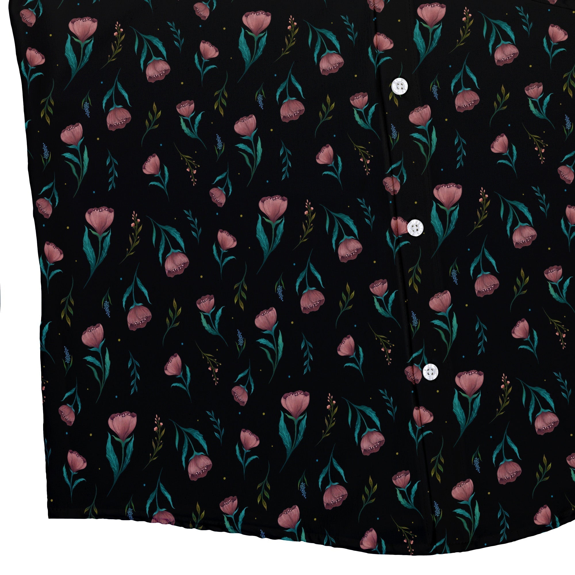 Episodic Blooms Button Up Shirt - XS - Hawaiian Shirt - No Pocket -