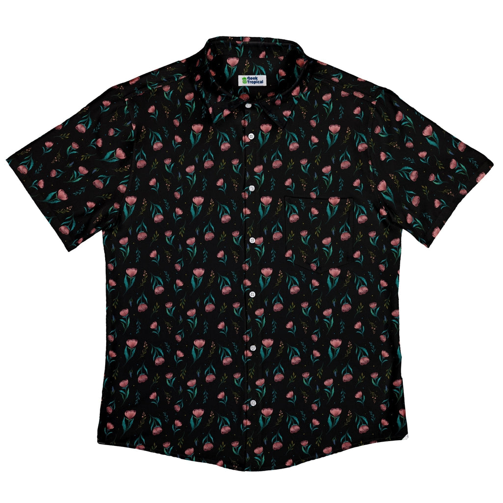 Episodic Blooms Button Up Shirt - XS - Button Down Shirt - No Pocket -