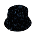 Episodic Mystical Collection Black Bucket Hat - M - Black Stitching - -