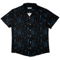Episodic Mystical Collection Black Button Up Shirt - XS - Hawaiian Shirt - No Pocket -