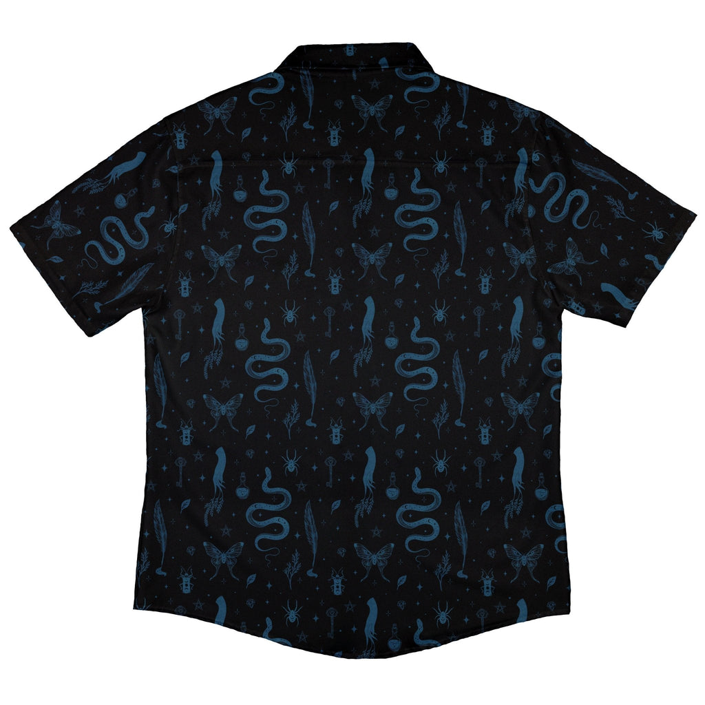 Episodic Mystical Collection Black Button Up Shirt - XS - Hawaiian Shirt - No Pocket -