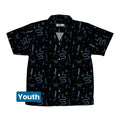 Episodic Mystical Collection Black Youth Hawaiian Shirt - YXS - -