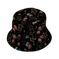 Episodic Serpent Garden Pink Space Bucket Hat - M - Black Stitching - -