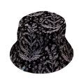 Episodic Thistle Home Black White Bucket Hat - M - Black Stitching - -