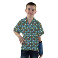 Hexagon Tile Game Symbols Youth Hawaiian Shirt - YXS - -