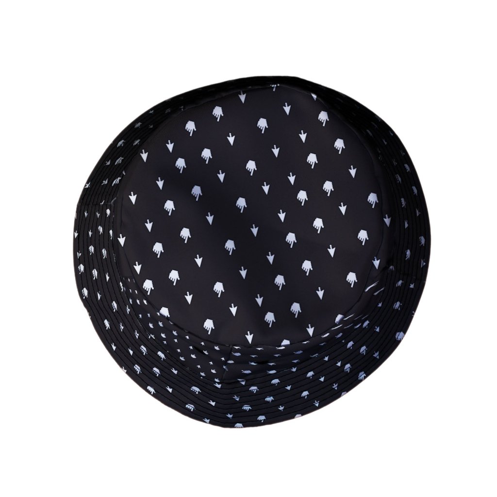 Mouse Pointers Cursor Bucket Hat - M - Black Stitching - -