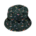 OÌishi Sushi Green Bucket Hat - M - Grey Stitching - -