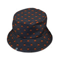 Pixel Pumpkins Bucket Hat - M - Black Stitching - -