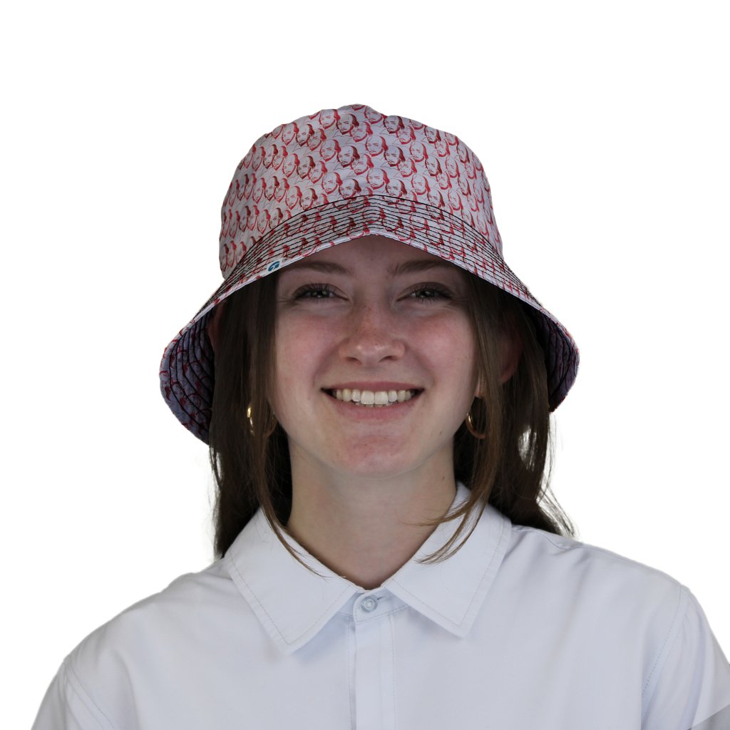 Shakespeare Red Macbeth Bucket Hat - M - Black Stitching - -