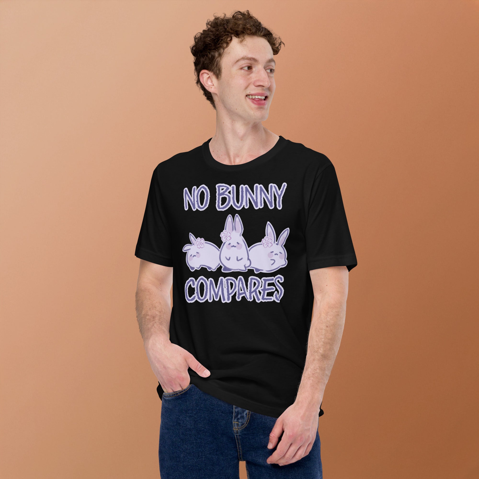 No Bunny Compares T-Shirt Geek Nerd Advertise to Meta Animal Patterns Design by Ardi Tong