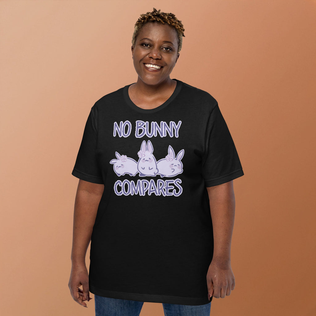 No Bunny Compares T-Shirt Geek Nerd Advertise to Meta Animal Patterns Design by Ardi Tong