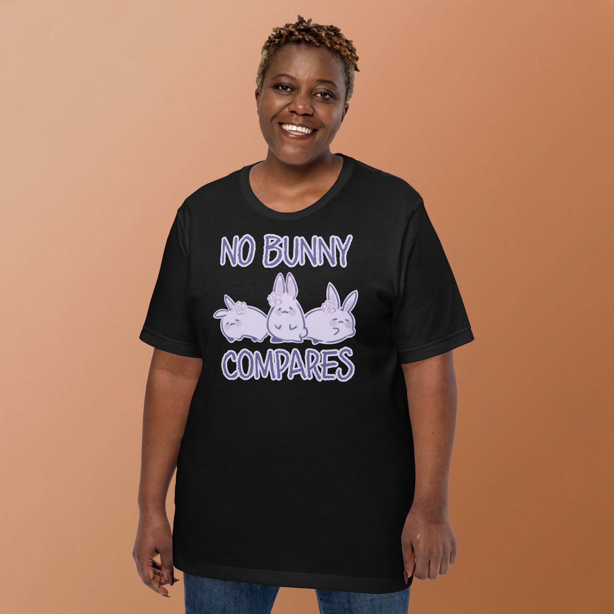 No Bunny Compares T-Shirt Geek Nerd Advertise to Meta Animal Patterns Design by Ardi Tong
