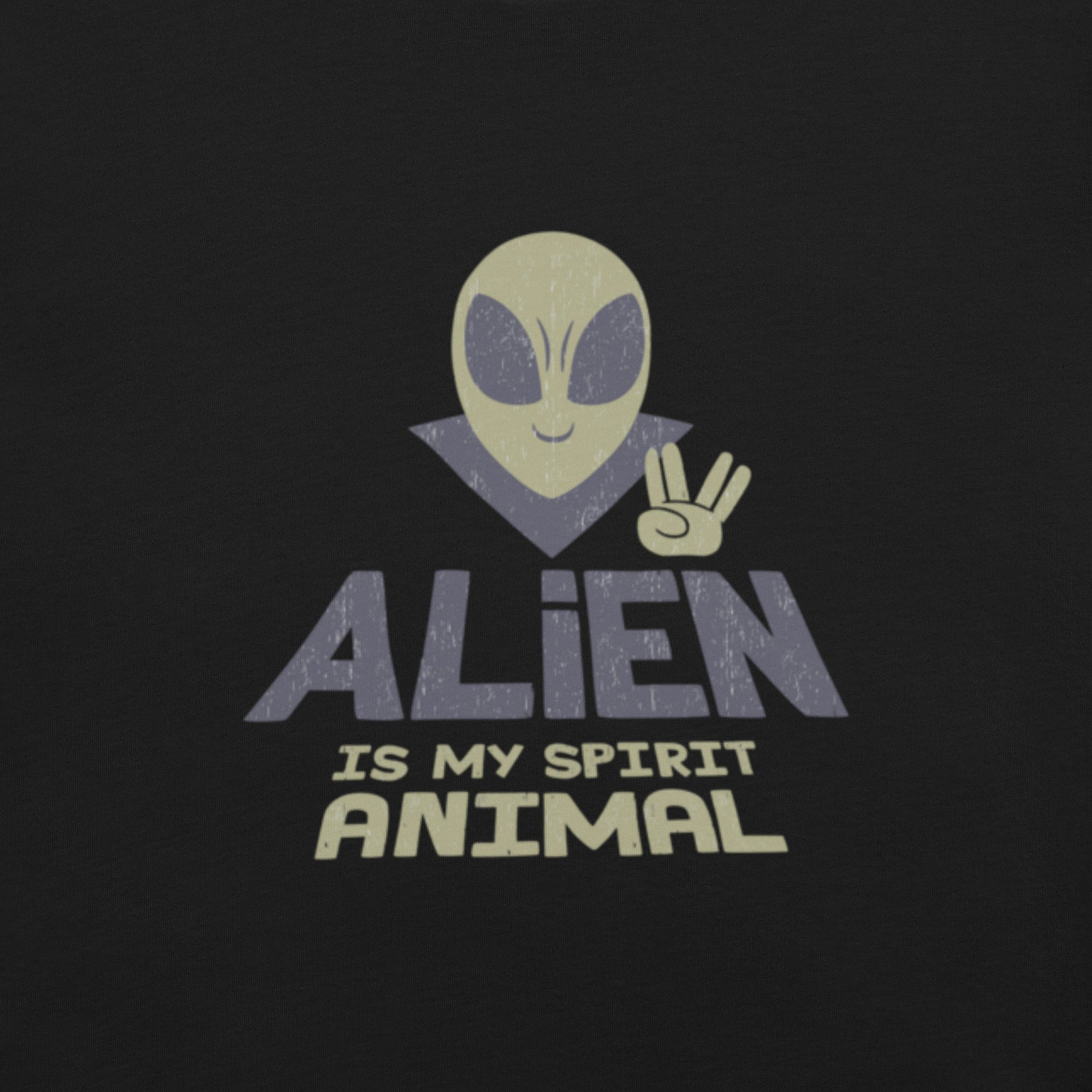 Alien Spirit Animal T-Shirt Geek Nerd Design by Tobe Fonseca FLOW DESC WRITING Funny Prints