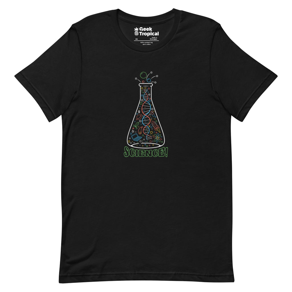 Always Science T-Shirt Geek Nerd Design by Tobe Fonseca FLOW DESC WRITING science print