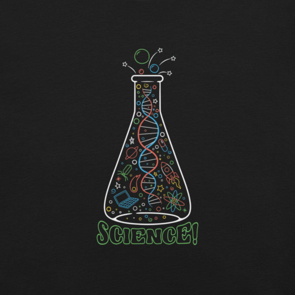 Always Science T-Shirt Geek Nerd Design by Tobe Fonseca FLOW DESC WRITING science print