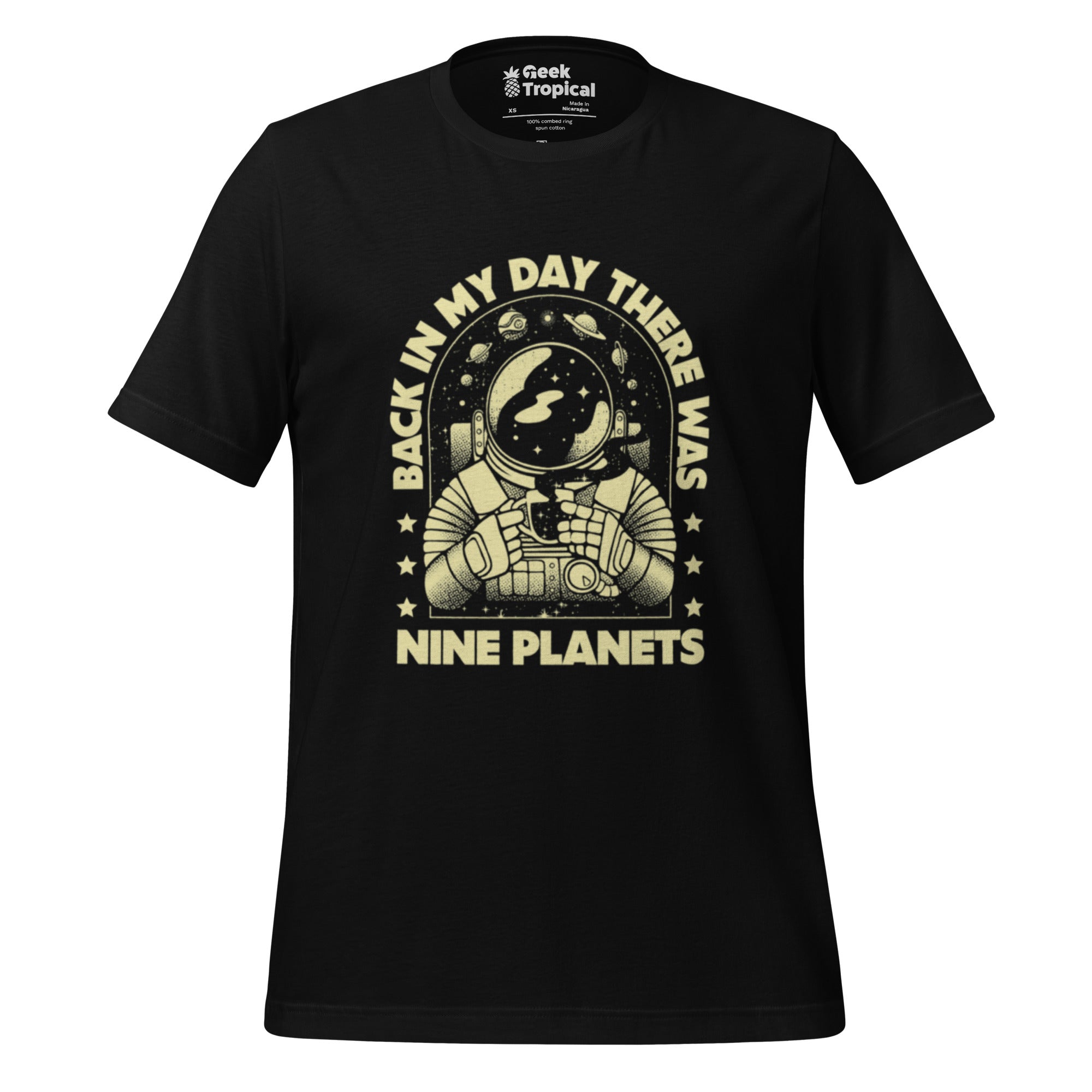 We Had Nine Planets T-Shirt Geek Nerd Design by Tobe Fonseca FLOW DESC WRITING Funny Prints