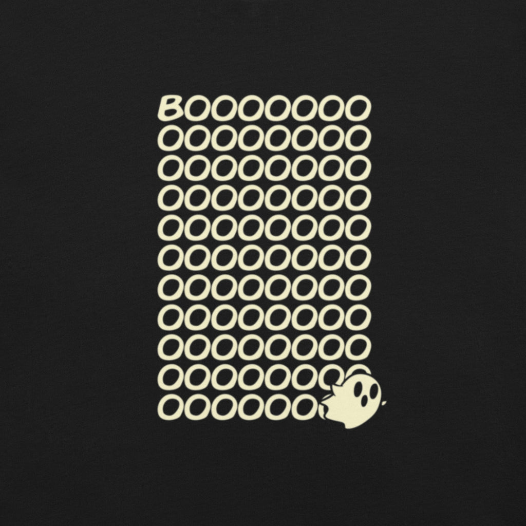 Boo Ghost T-Shirt Geek Nerd Design by Tobe Fonseca Fantasy Prints FLOW DESC WRITING