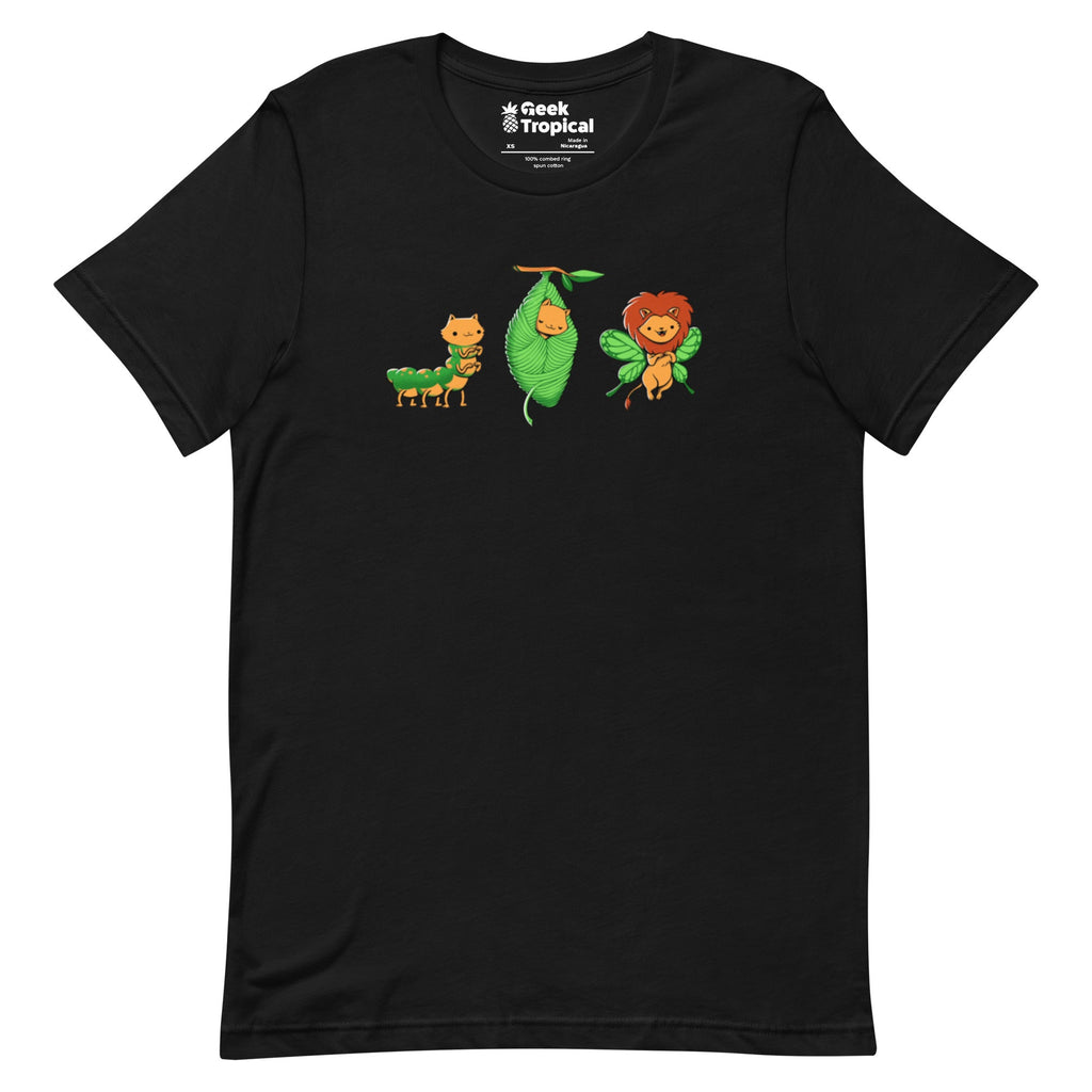 Cat - Erpillar T-Shirt Geek Nerd Animal Patterns Design by Tobe Fonseca Fantasy Prints
