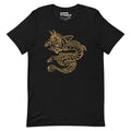 Chinese Golden Dragon T-Shirt Geek Nerd Design by Tobe Fonseca Fantasy Prints FLOW DESC WRITING