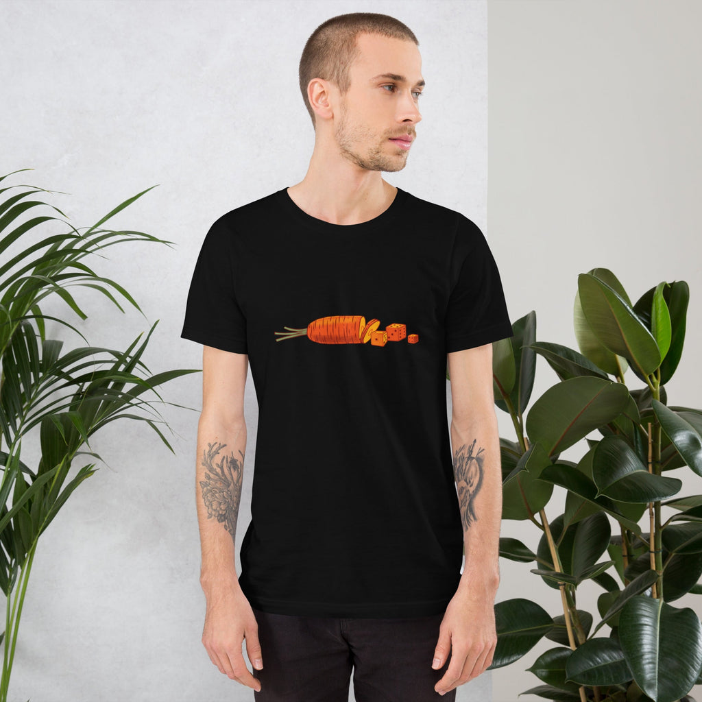 Diced Carrots T-Shirt Geek Nerd board game print Botany Print Design by Tobe Fonseca