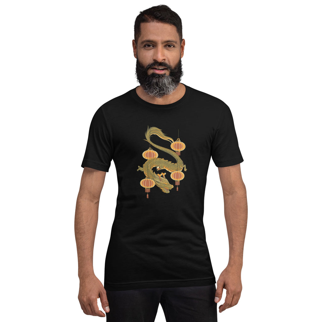 Dragon New Year T-Shirt Geek Nerd Design by Tobe Fonseca Fantasy Prints FLOW DESC WRITING