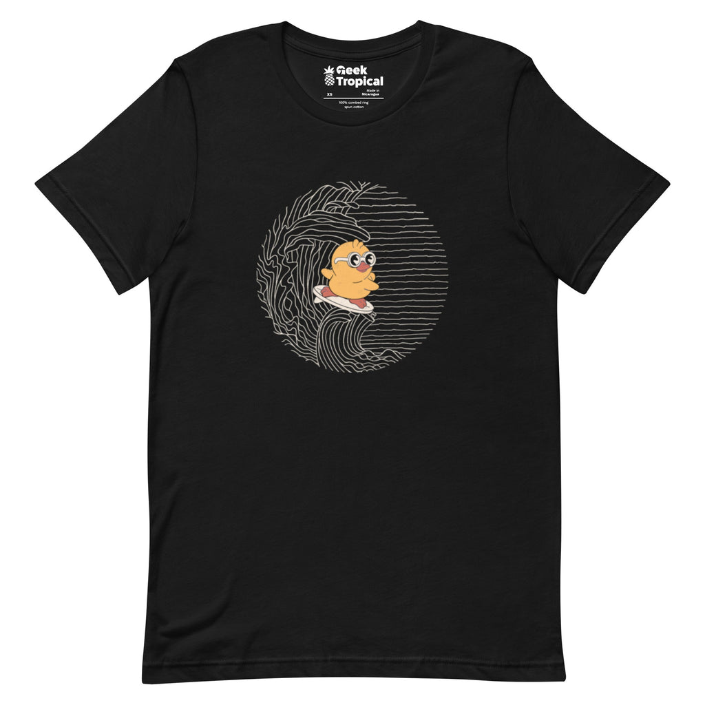 Duck Kanagawa Wave T-Shirt Geek Nerd Animal Patterns Design by Tobe Fonseca FLOW DESC WRITING